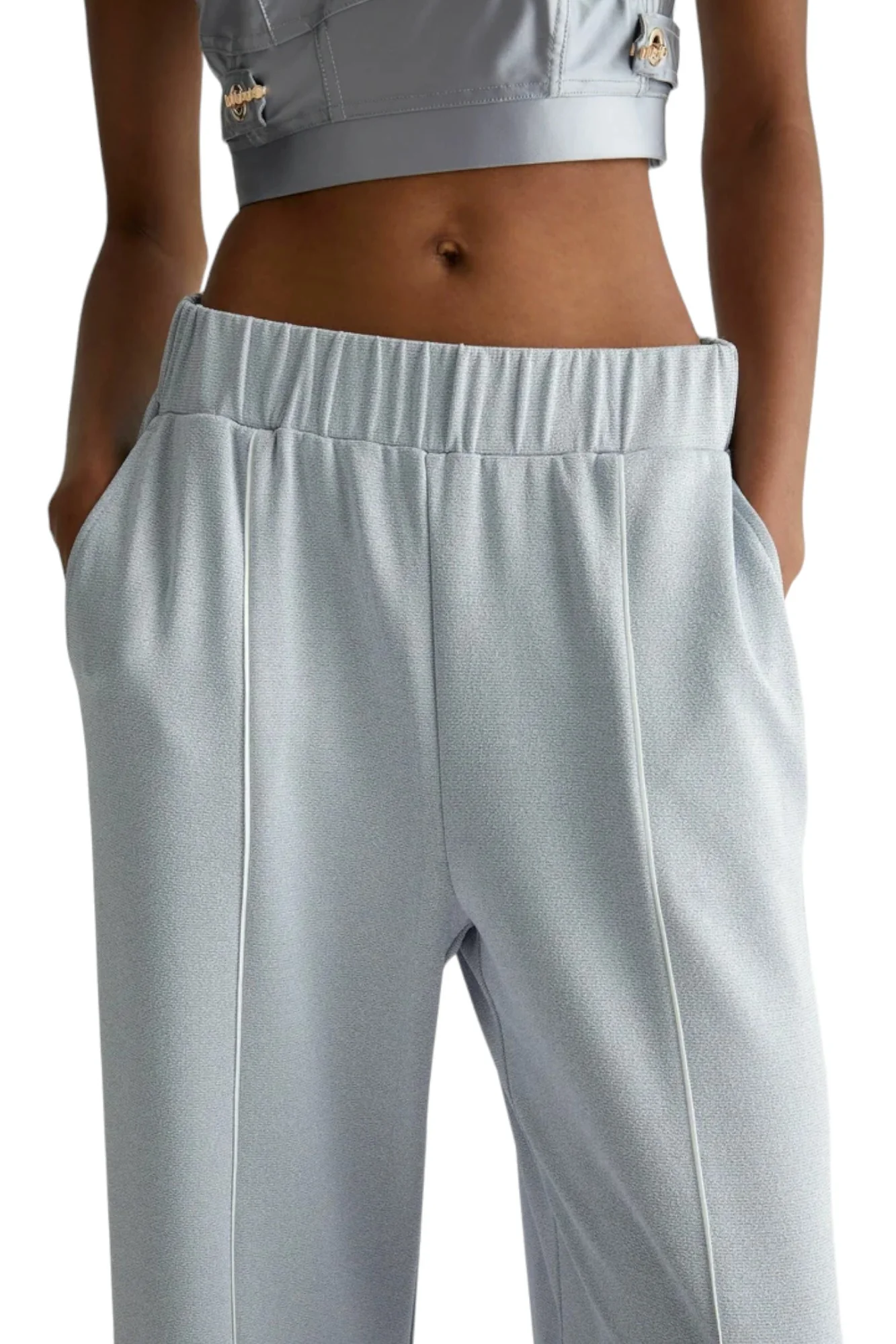 Pantaloni in jersey lurex Donna Liu jo TF4026J4747 - immagine 6