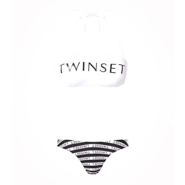 Bikini a fascia con logo - immagine 2