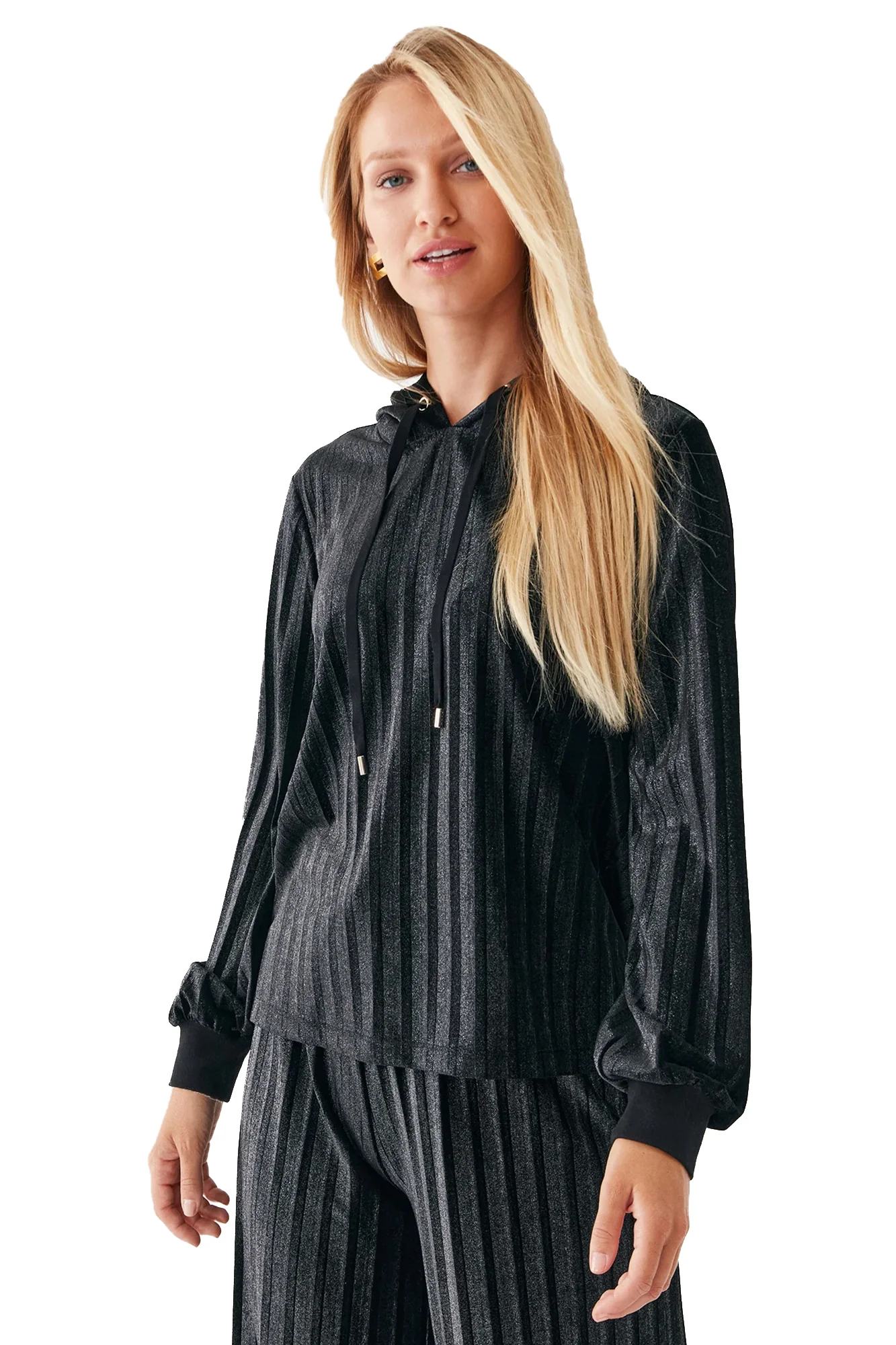 Felpa Donna Plissè Liu Jo TF3183J4529 - immagine 8