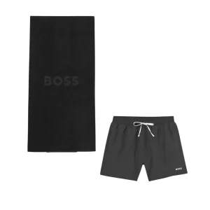 Set Telo Mare e Costume Beach Boxer Uomo Boss 50536351