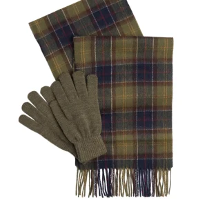 Set sciarpa e guanti uomo Barbour MGS0018