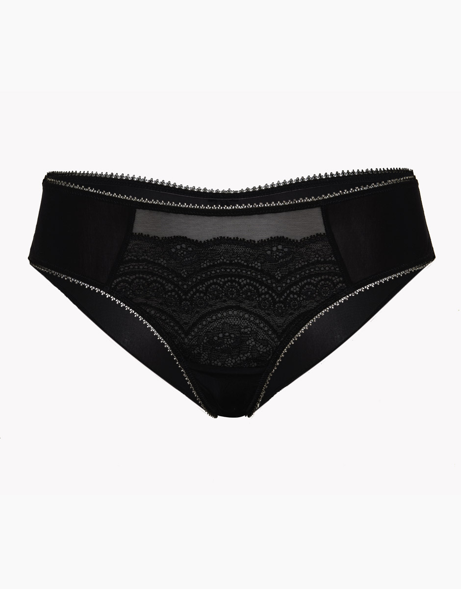 Brasiliano in pizzo e microfibra Celebrity