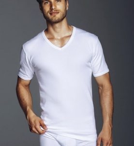 Maglia mezza manica scollo a V Francesco