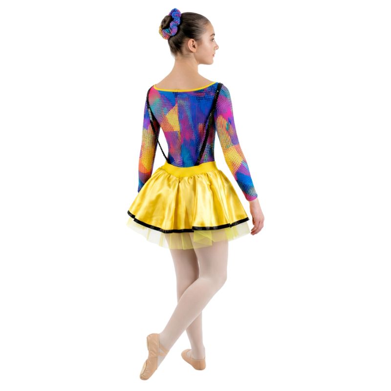 Tutù con Bretelle in Pailettes e Copritulle in Raso – MAG06 - immagine 3