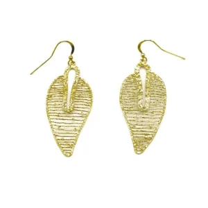 Orecchini Foglia Lucida
