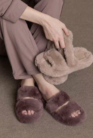 Pantofole Donna con Pelliccia Admas