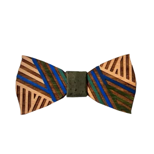 Papillon in Legno Righe Alterne