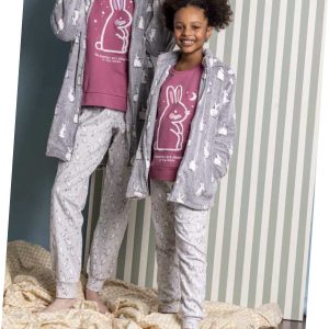 Pigiama Bimba Paricollo con Stampa coniglio