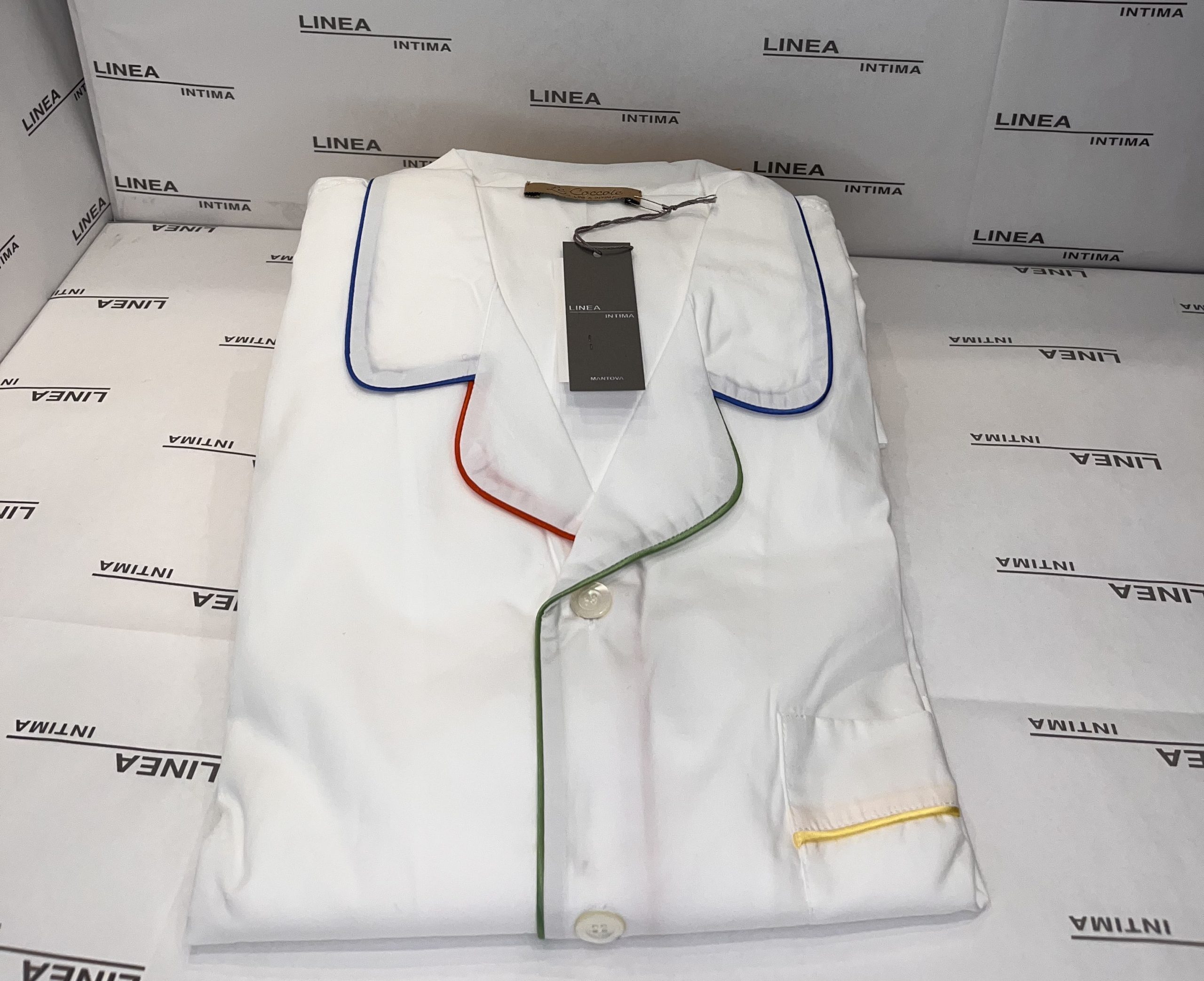 Pigiama uomo Le Coccole tessuto camicia