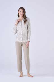 Pigiama modello camicia in punto Milano Pigiamiamoci - immagine 4