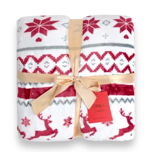 Plaid Admas Natalizio in pile vellutato 