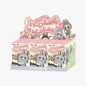 Pop Mart Box 6 Scatole Labubu The Monster Macaron Vinyl Face - Original