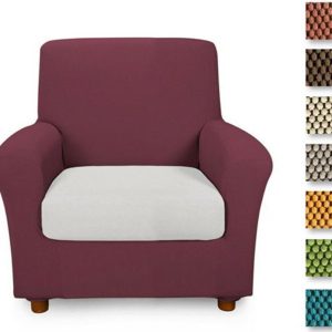 Copripoltrona Elasticizzato Melange in microfilma