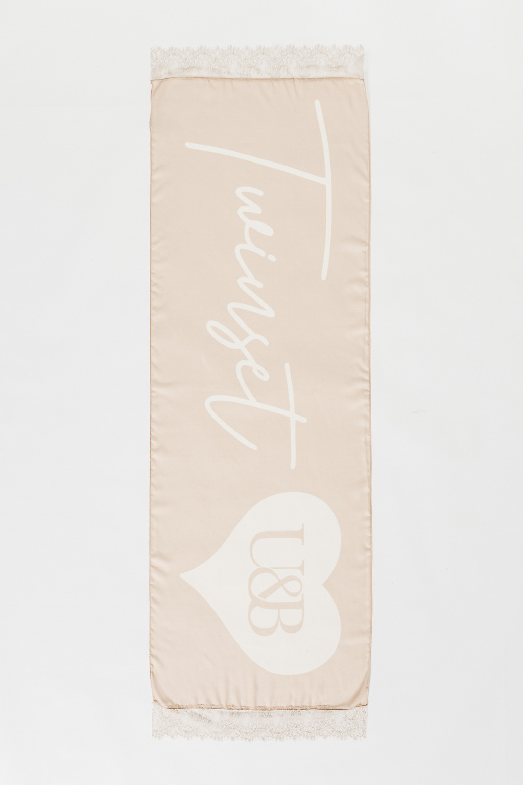 Sciarpa con inserti in pizzo Twinset - immagine 3