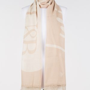 Sciarpa con inserti in pizzo Twinset