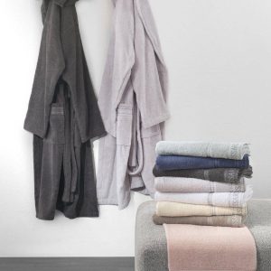 Accappatoio con Cappuccio in Spugna di Cotone Trussardi