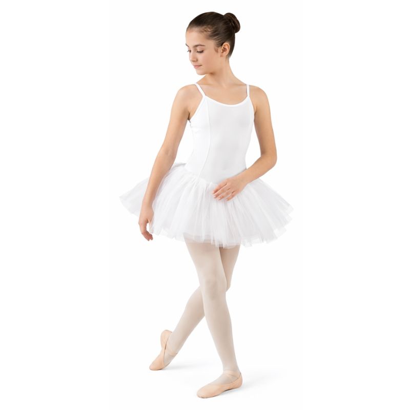 Tutù Classico con Bretelle Sottili e 6 Veli di Tulle Rigido – TB6B - immagine 4