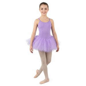 Tutù Classico con Bretelle Sottili e 6 Veli di Tulle Rigido – TB6B