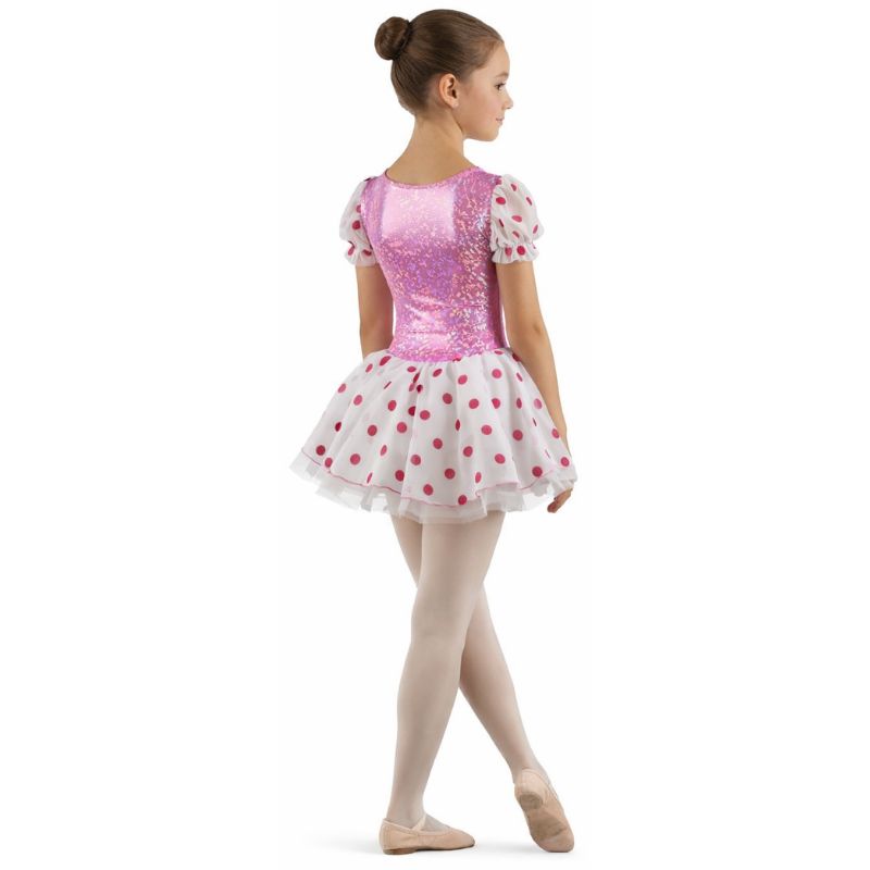 TU4001 Tutù Bubble Con Microrete A Pois Mano Velluto E Sottogonna In Doppio Tulle Rigido - immagine 3